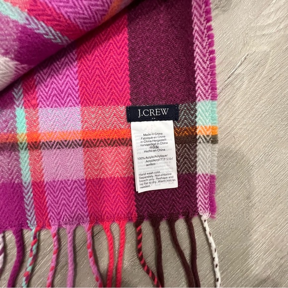 J Crew Factory Plaid Scarf - Picture 3 of 4